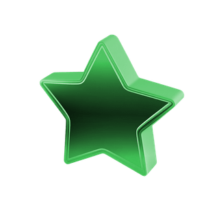 Star rating indicator showing user reviews for a reliable crypto platform